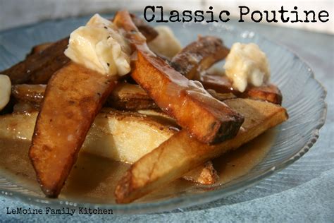Classic Poutine Fries Gravy And Cheese Curds