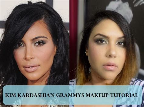 Tutorial How To Kim Kardashian Smokey Eyes And Nude Lips