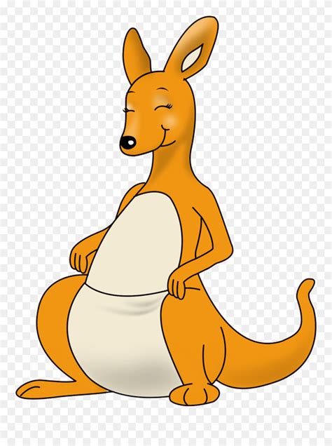Australia Cartoon Clip Art Transparent Kangaroo Clipart Png