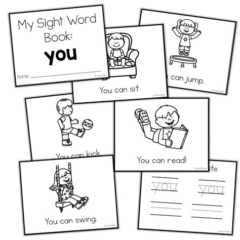 Sight Word Mini Book You Katie Roltgen Teaching