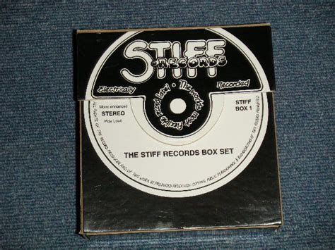 v a omnibus the stiff records box set ex mint 1992 us america original used 4 cd s box