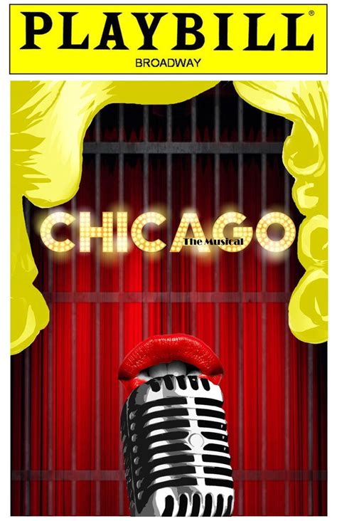 Chicago | Chicago broadway, Broadway playbills, Musicals
