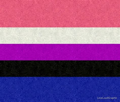 Gender Fluid Flag By Liveloudgraphic Redbubble