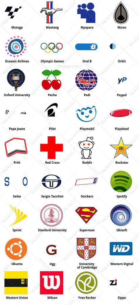 Logo Quiz Level 9 Answers With Pictures - QUIZ