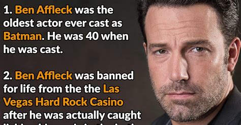 43 Behind The Scenes Facts About Ben Affleck