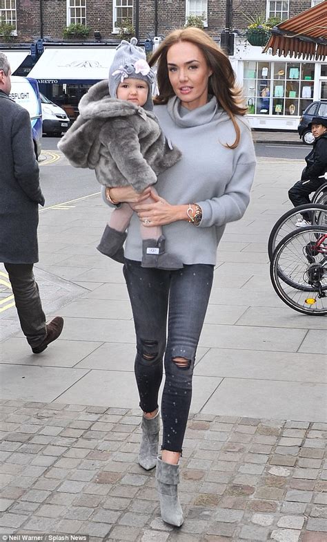 Tamara Ecclestone And Sophia Wear Matching Grey To Visit Chiltern