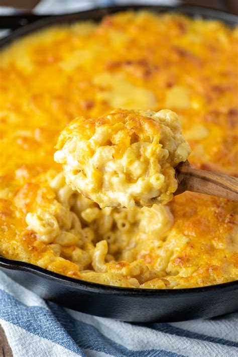 Baked Cheddar Mac And Cheese Recipe Chisel And Fork