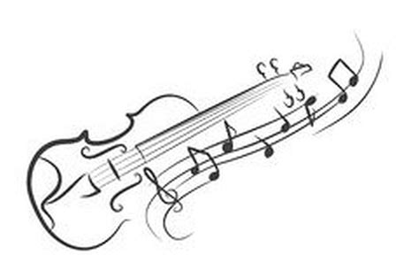 Violin Line Drawing At Getdrawings Free Download