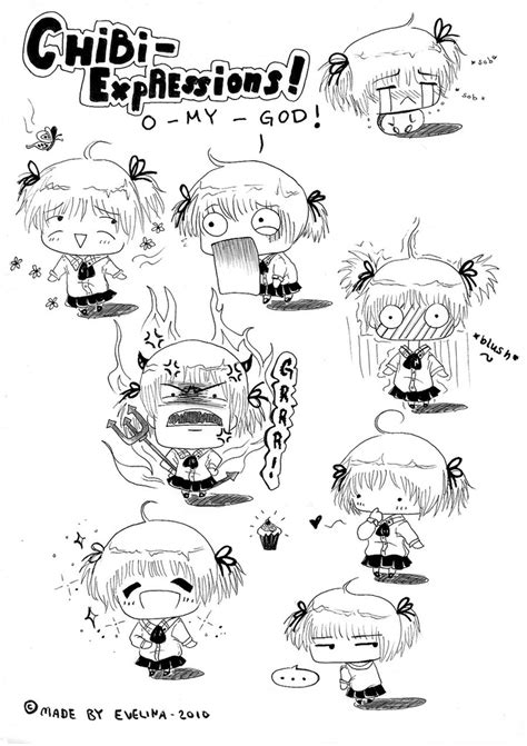 More Chibi Expressions By Miyakies On DeviantART Chibi Sketch Chibi Drawings Manga Drawing
