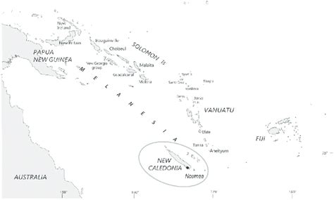 Map Of The Western Pacific Region The Australo Melanesia Region