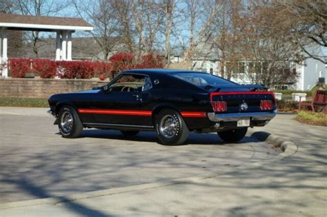 1969 Ford Mustang Mach 1 428 SCJ With Drag Pack Ram Air Fully Documented