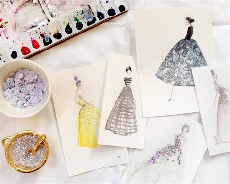 Painting With Watercolors From Inspiration To Fashion Illustration