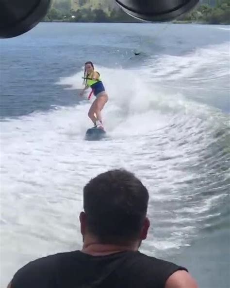 Girl In Bikini Slips And Falls Off Boat Jukin Media Inc