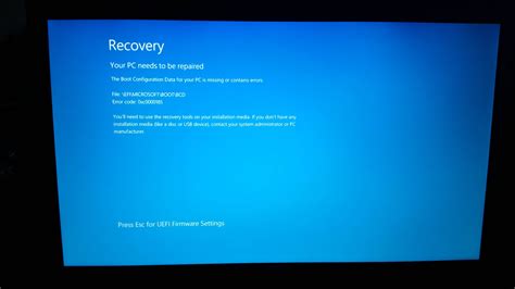 Laptop Wont Boot Up Due To Error Code 0xc000185 Need Help Techsupport