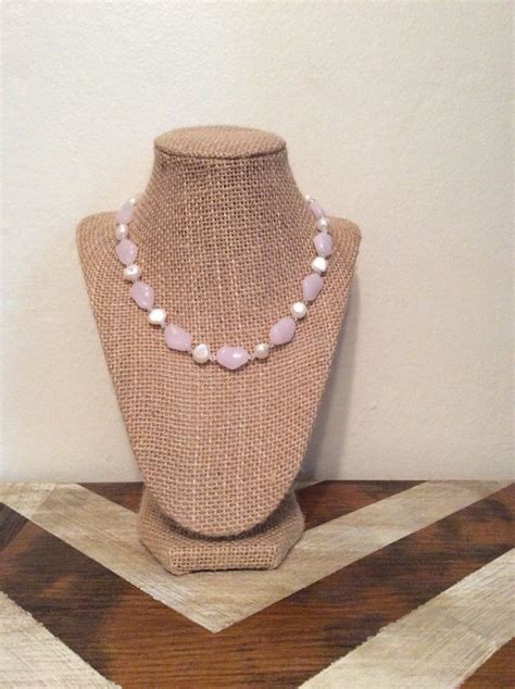 Pink Glass Beads Swarovski Crystals And Pearls With Silver Etsy