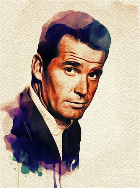 James Garner In The Great Escape Painting By John Springfield