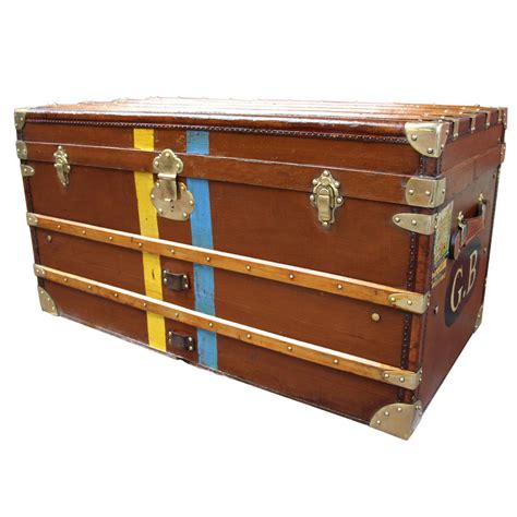 1930s French Steamer Trunk At 1stdibs