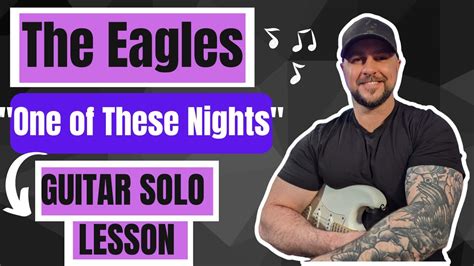 The Eagles One Of These Nights Guitar Solo Lesson Youtube