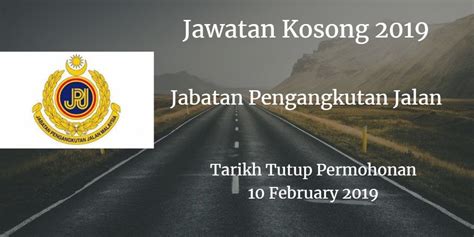 Jawatan kosong kilang 2021 public group facebook. Jabatan Pengangkutan Jalan Jawatan Kosong JPJ 10 February ...