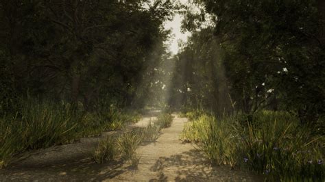 Artstation Road In Forest Unreal Engine 5