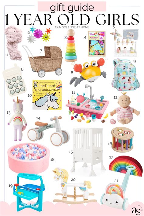 One Year Old Girl T Guide Arinsolangeathome