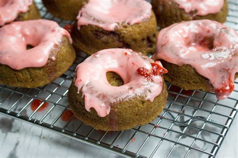 Take care not to overbake or the donuts will be dry. Homemade Strawberry Donuts ~ Oven Baked Donuts | Recipe ...