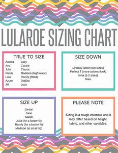 Free Printable Lularoe Sizing Chart I Love This Guide For Llr