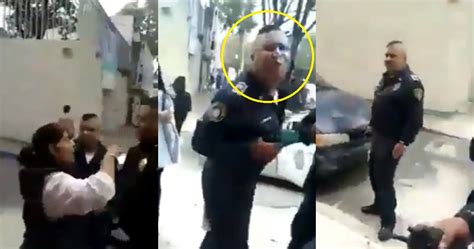 Video No Les Pegue Suplica Mujer Policías Patean Y Someten A