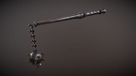 Ornamented Iron Flail Buy Royalty Free 3d Model By Samize 6baaa95