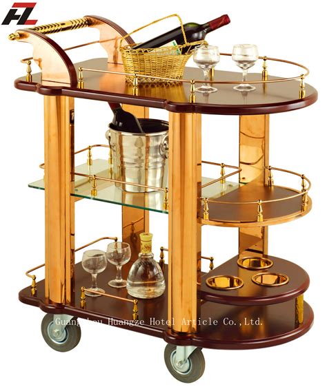 Shop for serving carts on wheels at bed bath & beyond. China hotel supplies manufacturer: Restaurant Wine Trolley ...
