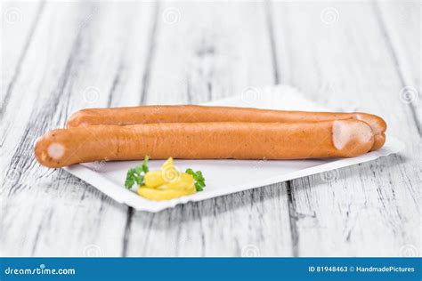 Wiener Sausages Selective Focus Stock Image Image Of Sandwich