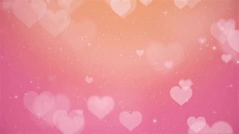 Heart Bokeh Heaven Feel Animation Background Seamless Loopromantic Background Romantic