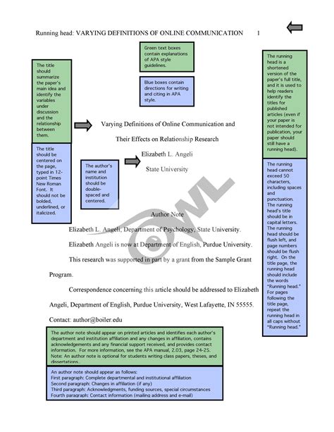 Apa Format Style Templates In Word Pdf Template Lab Hot Sex Picture