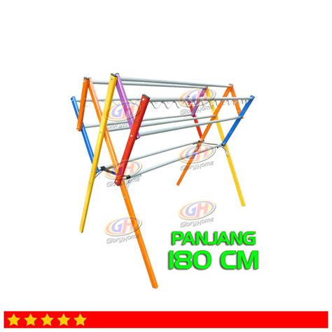 Beli aneka produk jemuran baju aluminium online terlengkap dengan mudah, cepat & aman di tokopedia. Jemuran Baju Aluminium Jumbo Hanger 180 cm (9 Palang ...