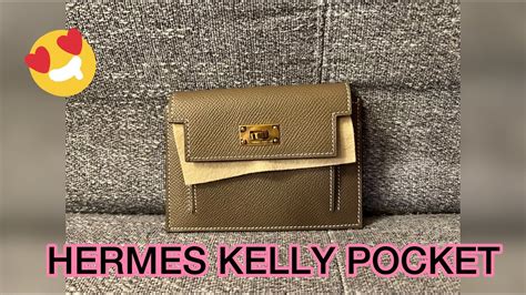 Hermes Kelly Pocket See Inside Close Up What Fits Youtube
