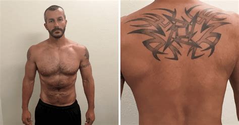 Chris Watts Shirtless Photos After Arrest Reveal He Had Several Tattoos Including One Large