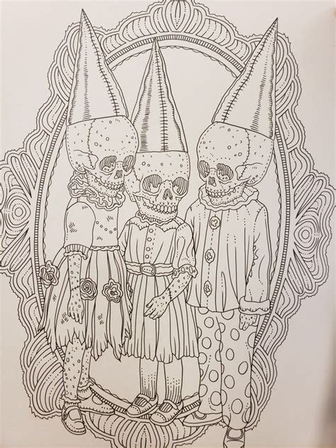 ️the Beauty Of Horror Coloring Pages Free Download