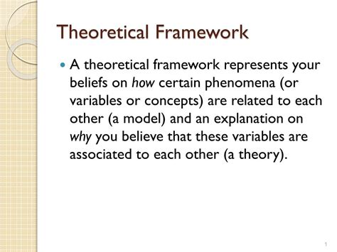 Ppt Theoretical Framework Powerpoint Presentation Free Download Id