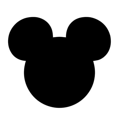 Pack Of 3 Mickey Mouse Head Stencils Made From 4 Ply Mat Board 11x14