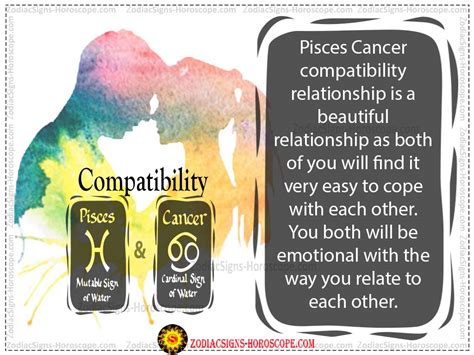 pisces and cancer compatibility love life trust and patibility