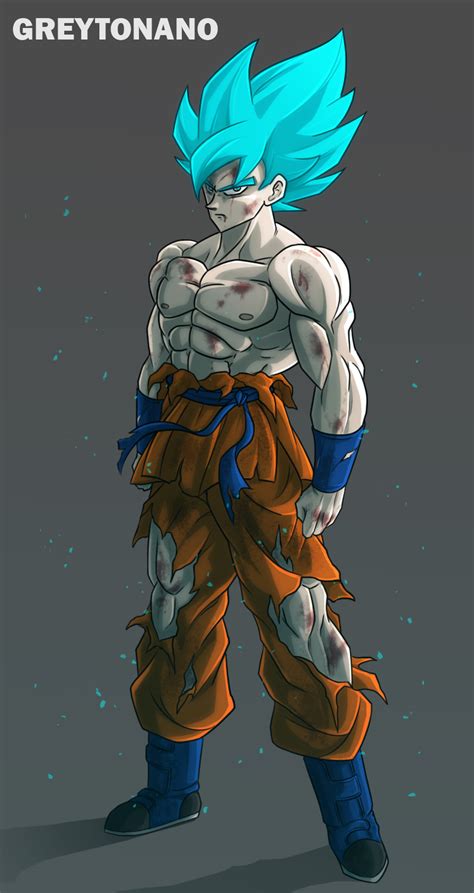 Goku Ssj Blue By Greytonano On Deviantart