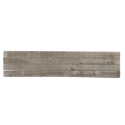 Timberwall Shiplap 129 Sq Ft Grey Wood Shiplap Wall Plank Kit In The
