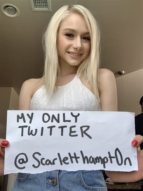 TW Pornstars Pic Scarlett Hampton Twitter Hey Everyone This Is My Only Twitter My