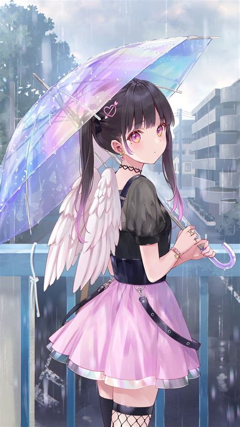 The Angels Iridescent Umbrella Anime Wallpaper Dessin Licorne
