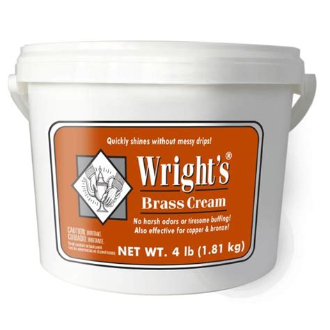 Brass Cream 4lb Tub Wrights