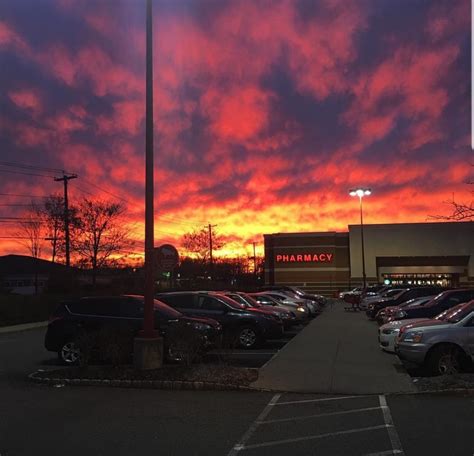 Target Parking Lot During A Summer Sunset Sky Skies Nature