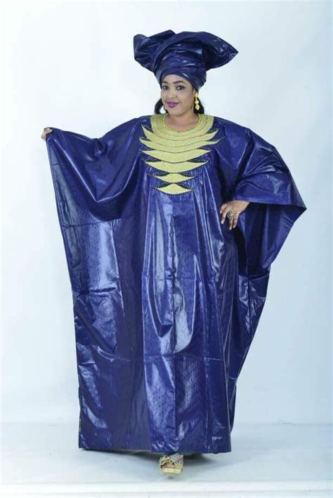 Senegal African Style Bazin Boubou African Clothing African Fashion