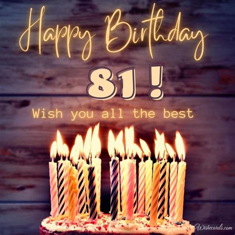Happy 81st Birthday Images And Funny Greeting Cards