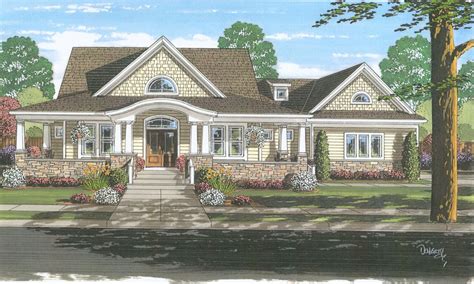 4 Bedroom Cape Cod House Plan First Floor Master And Garage Craftsman