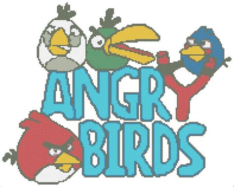 Bogo Free Angry Birds Cross Stitch Pdf Pattern Pdf Pattern Instant